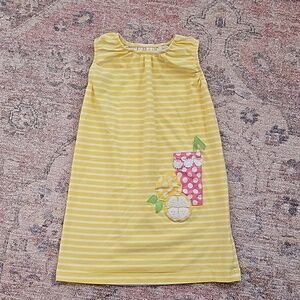 Kelly's Kids Striped Lemonade Summer Shift Dress